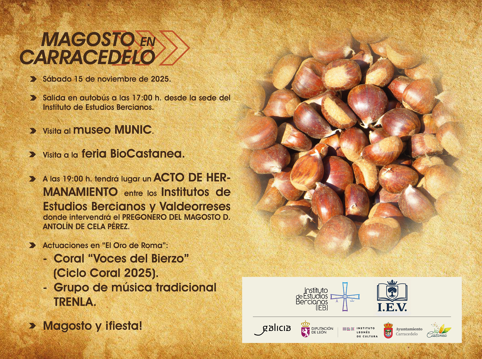 Acto de hermanamiento entre los Institutos de Estudios Bercianos y Valdeorreses